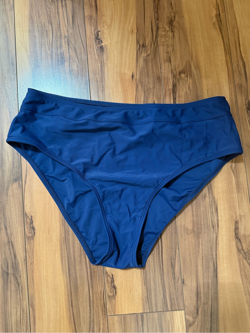 CUPSHE Navy Bikini Bottom Size L